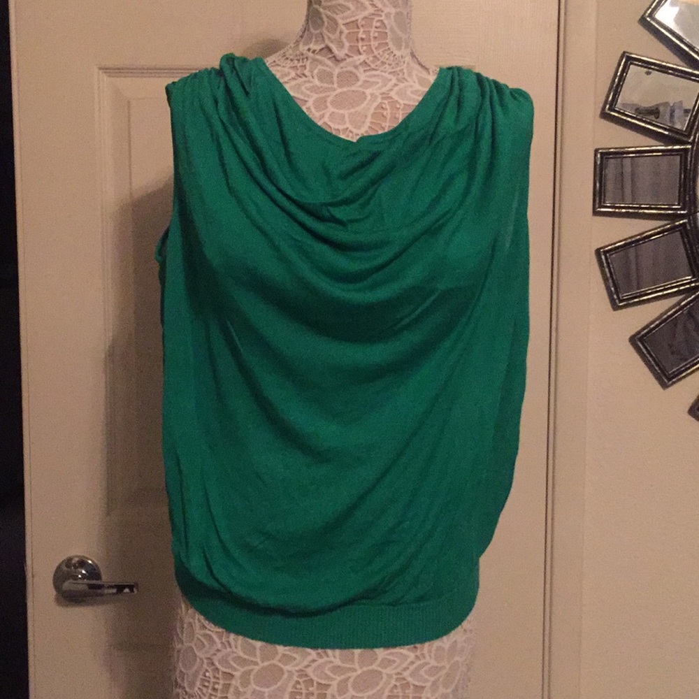 Green top with sheet back